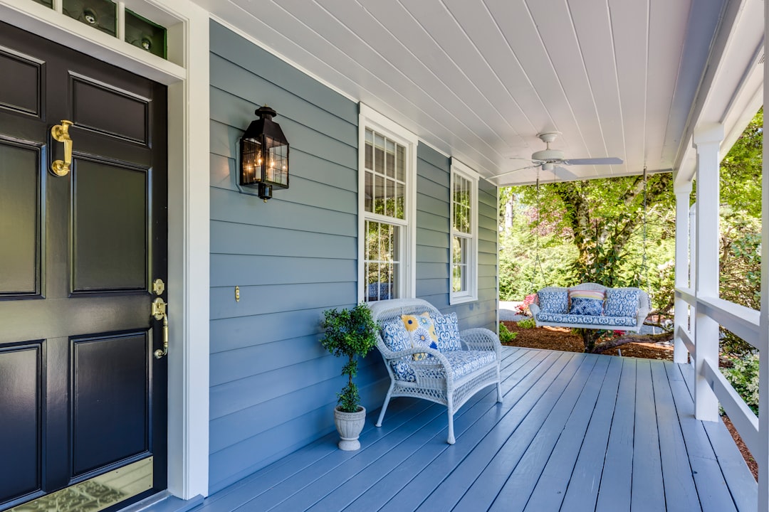 Front porch of a Florida home